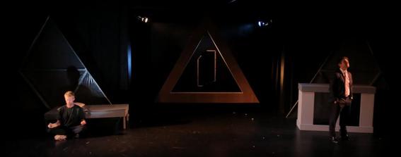  Damian de Montemas and Simon Lyndon in Anaconda at Bondi Pavillion. Lighting Design by Toby K.