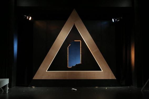 Set of Anaconda at Bondi Pavillion. Set by Tom Bannerman. Lighting by Toby K.