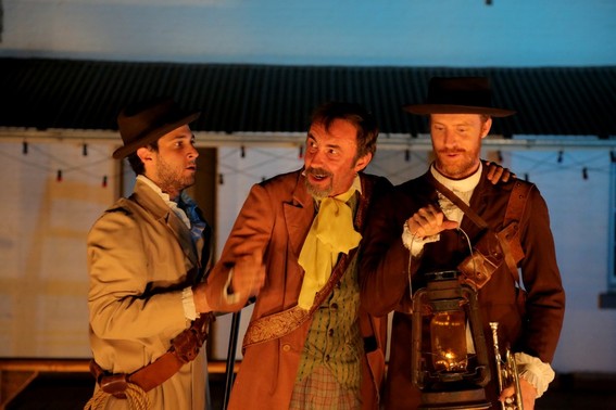 Damien Strouthos, James Lugton and Robert Jago in Much Ado About Nothing