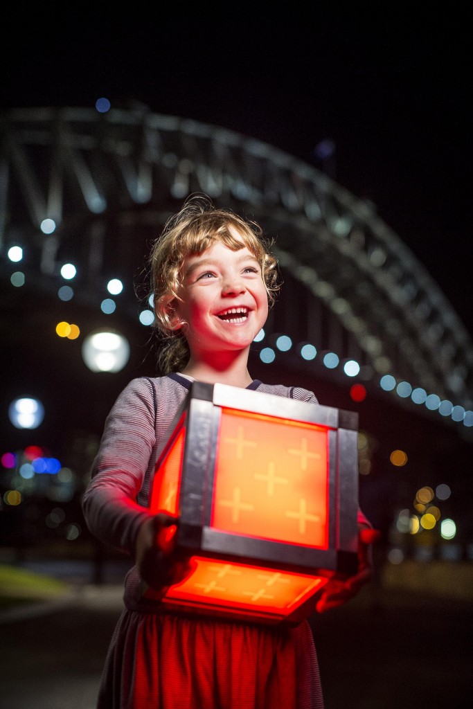 Vivid Sydney Children shoot. Picture Credit James Horan/ Destination NSW